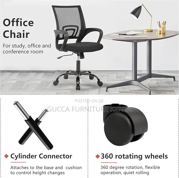 Office Chairs: Ergonomic Mid Back Task Swivel Office Chair