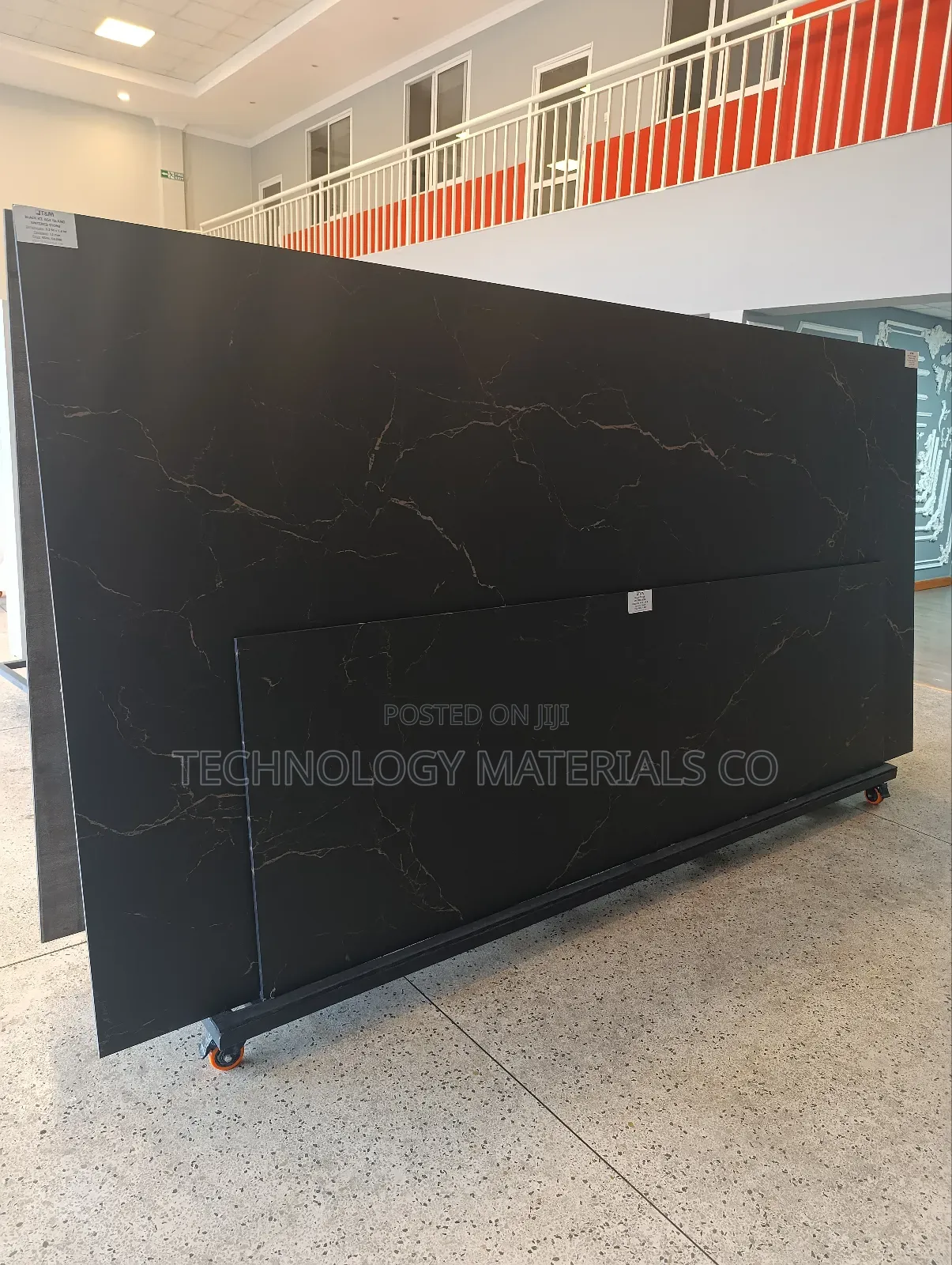 Black Ice Age Island Sintered Stone(320cm * 160cm * 12mm)