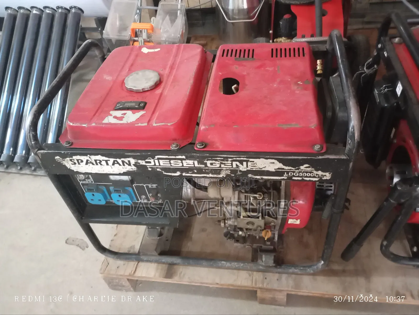 Generator Hire 5kva Diesel 6,000/-