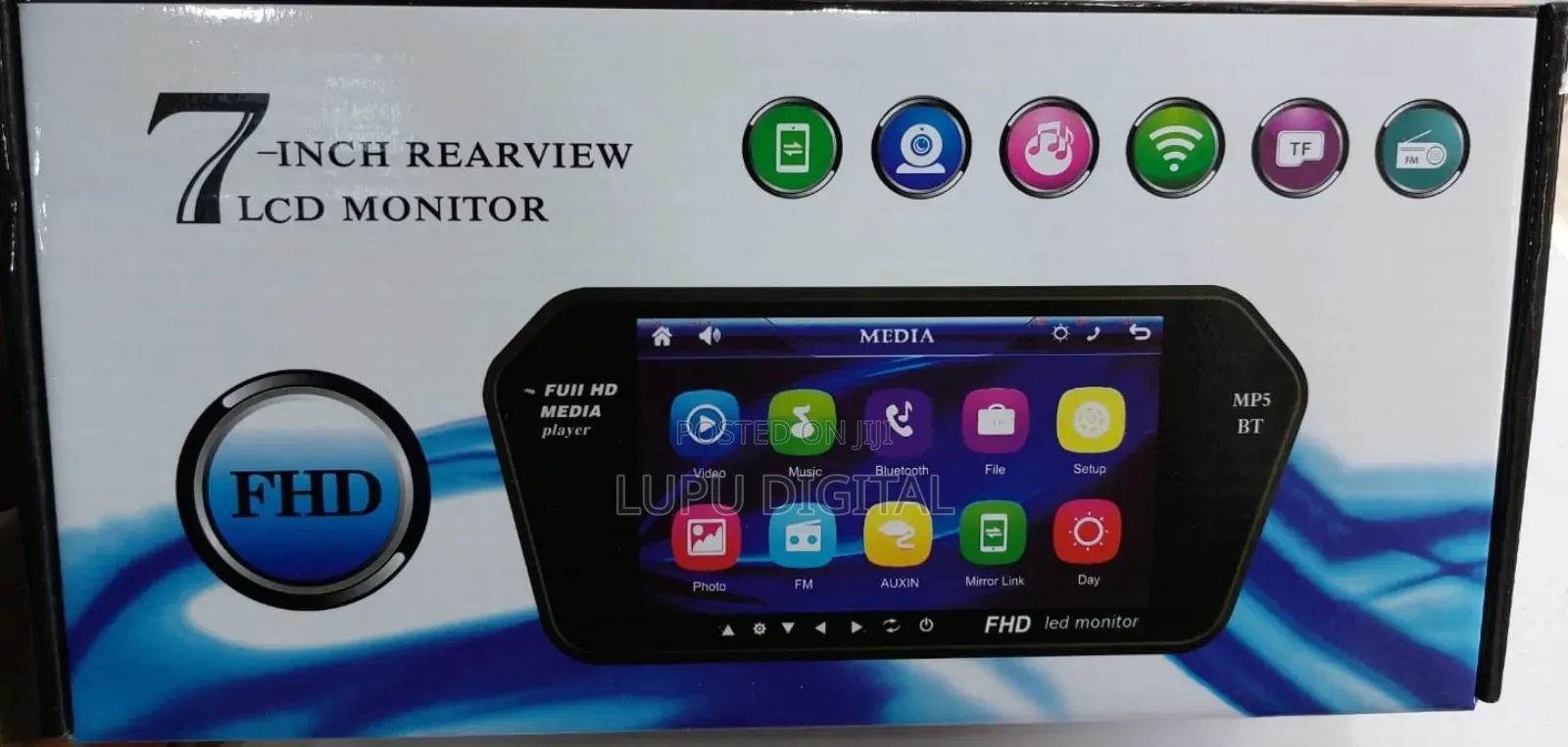 7 Inch Monitor With BT/Radio/USB