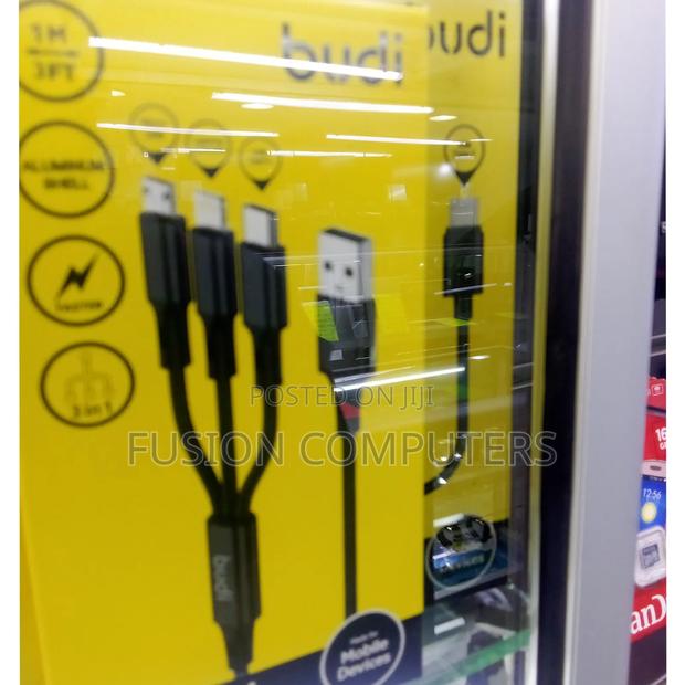 Budi 3 in 1 Charging Mini Cable - thumbnail 2