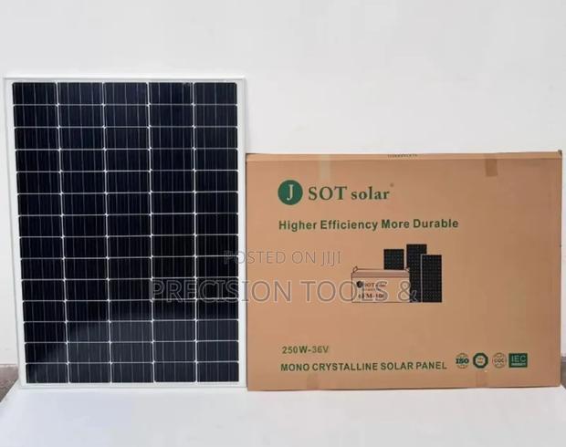 Monocrystalline Solar Panel 250watts 36v J Sot