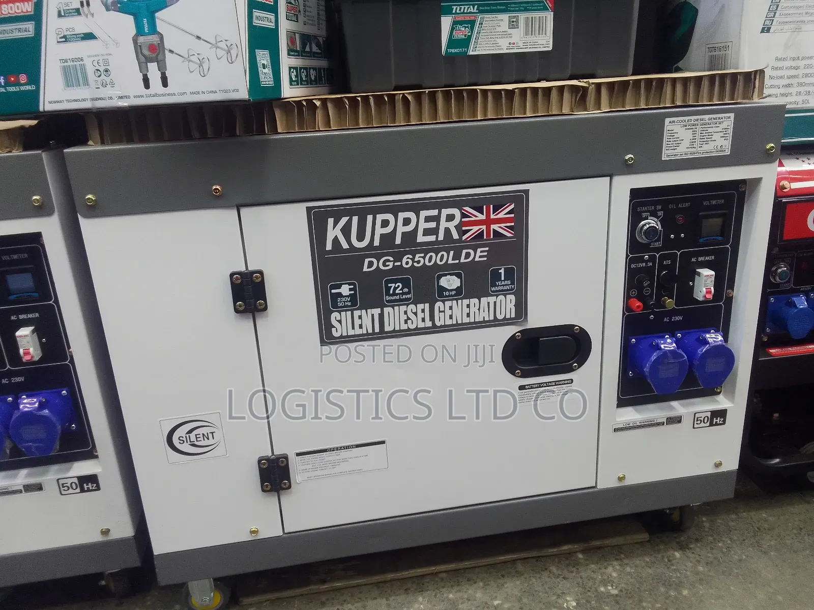 Kupper Uk 6.5 Kva Diesel Silent Generator Single Phase
