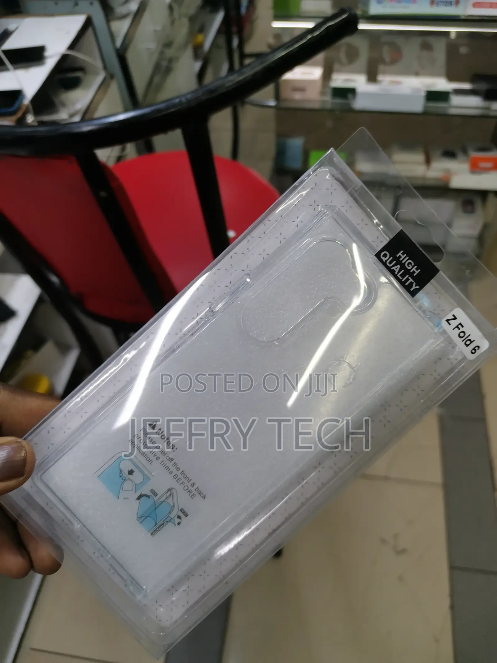 Samsung Galaxy Z Fold 6 Slim Clear Case Drop-Protective