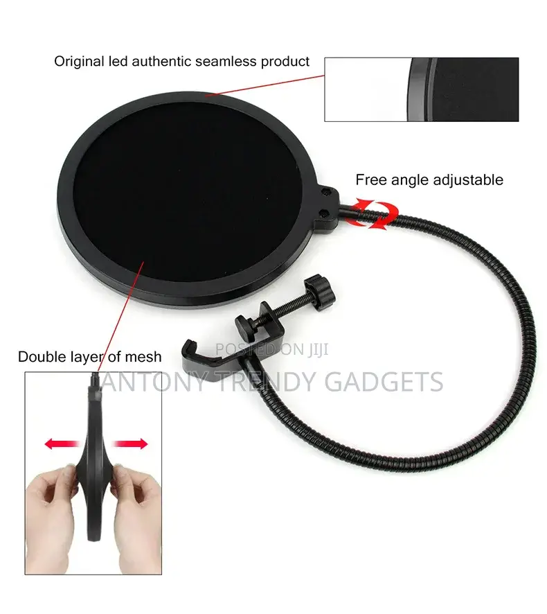 Condenser Microphone Bundle for Studio Recording Broadcast