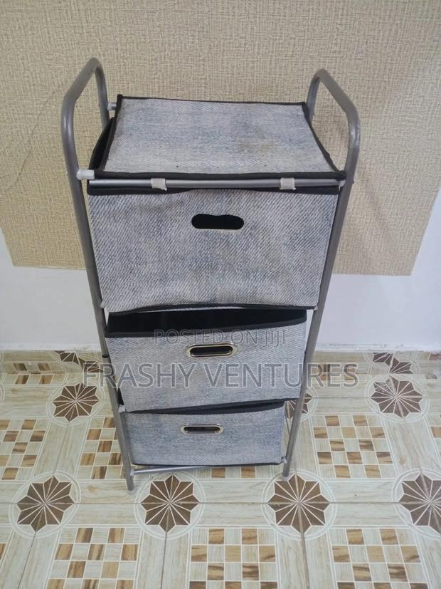 Multi Purpose Storage Rack With Drawers