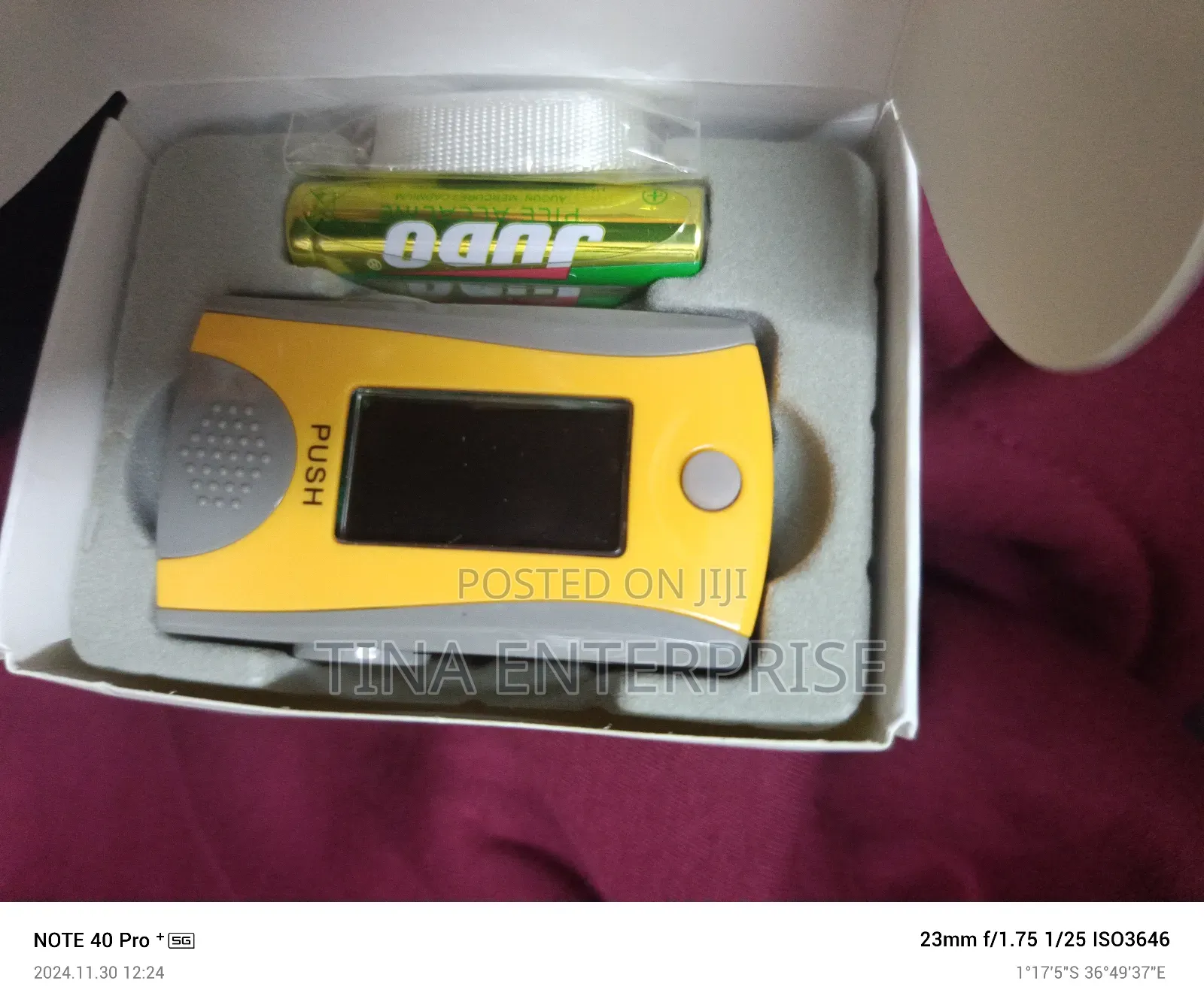 Pulse Oximeter.