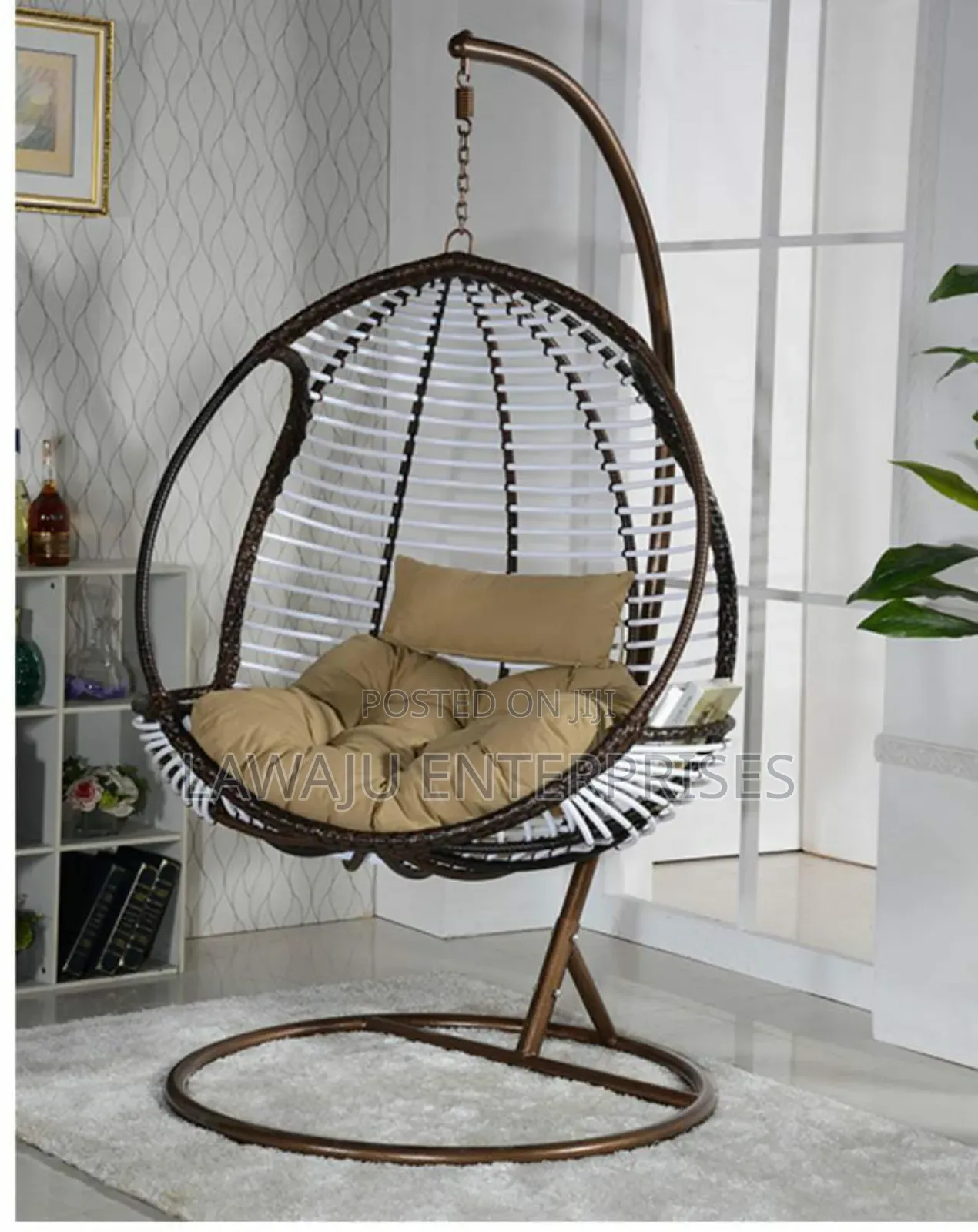 Rattan Egg Swing Chair