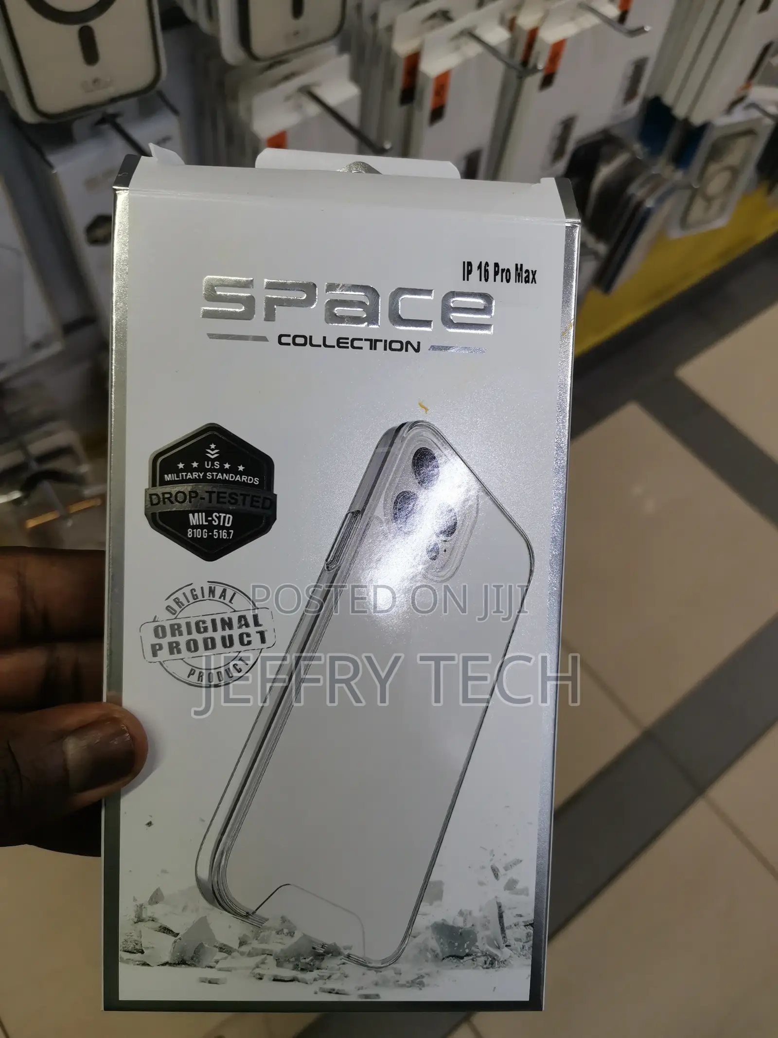 Military Grade Protection Clear Case iPhone 16 Pro Max