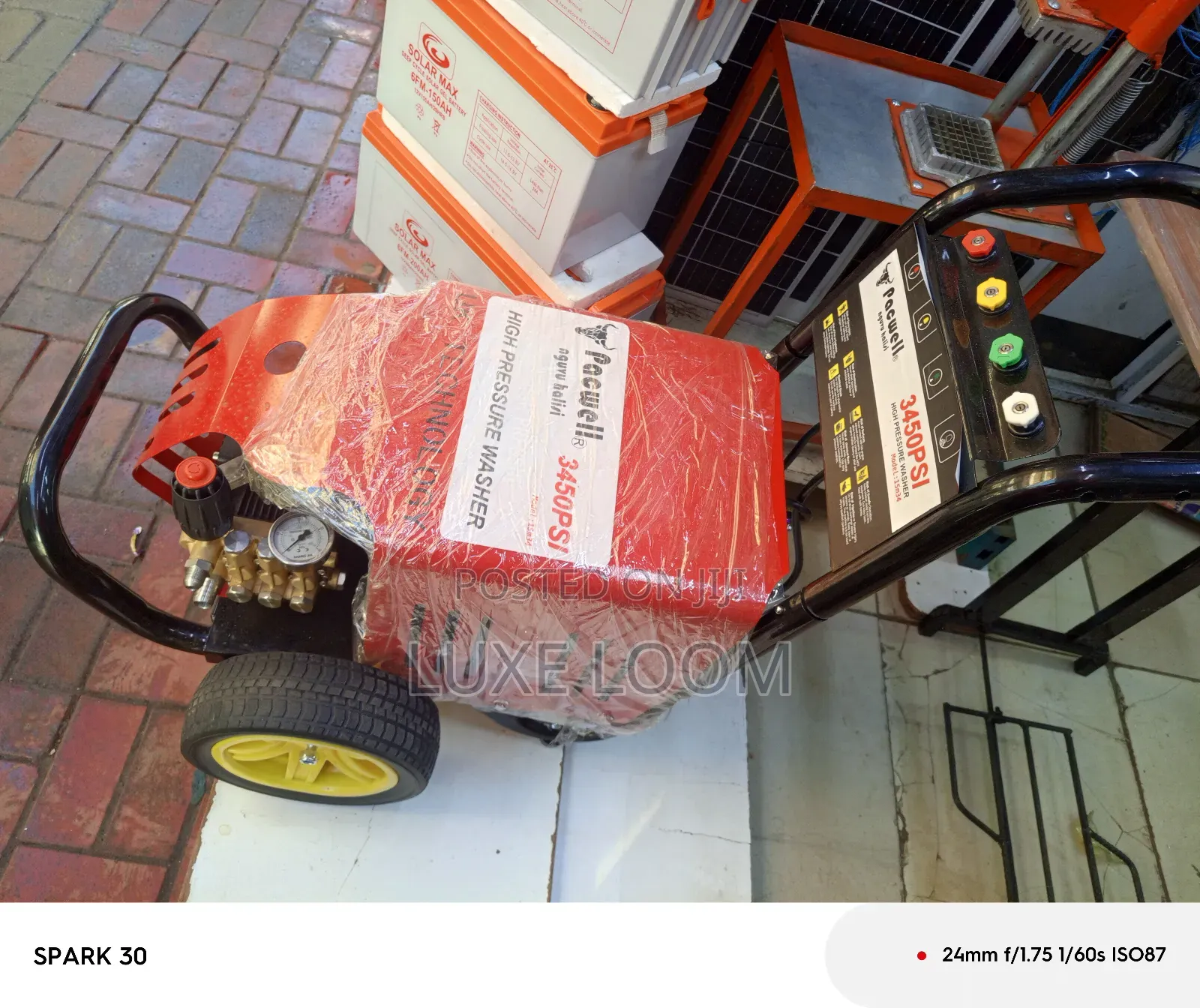 Pacwell Single Phase Electric High Pressure Washer