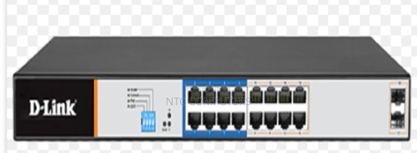 D-Link DGS-F1210-18ps-E 16-Port Gigabit Range 250m Poe+ Smart Switch