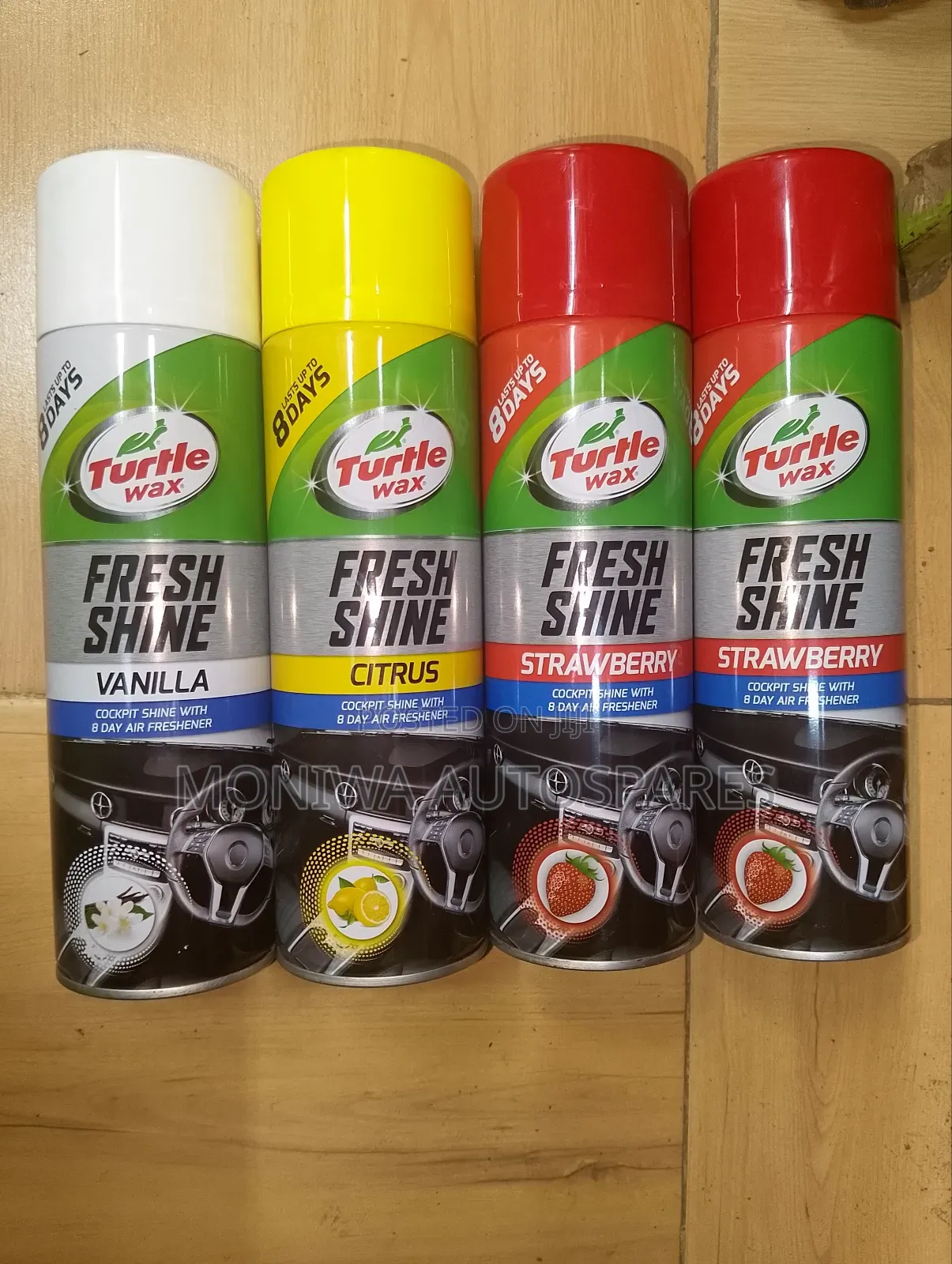 Dashboard Spray Vanilla, Strawberry,Citrus,Lemon,
