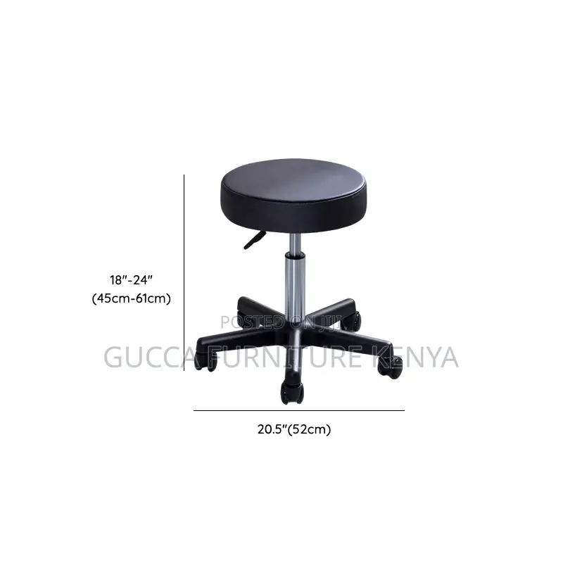 Home Chairs: Swivel Height Adjustable Leather Barstool
