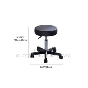 Home Chairs: Swivel Height Adjustable Leather Barstool