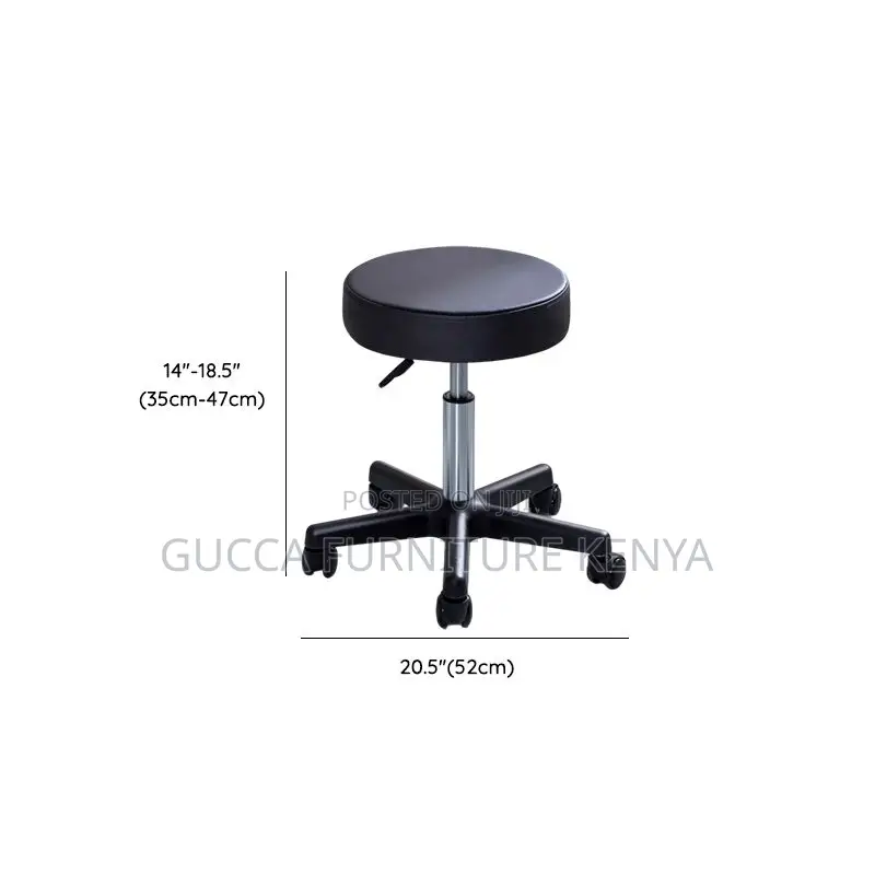 Home Chairs: Swivel Height Adjustable Leather Barstool