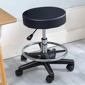 Home Chairs: Swivel Height Adjustable Leather Barstool
