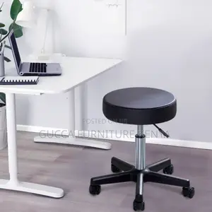 Home Chairs: Swivel Height Adjustable Leather Barstool