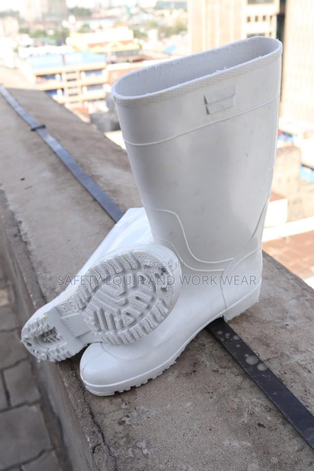 Lightweight Gumboots White In Color