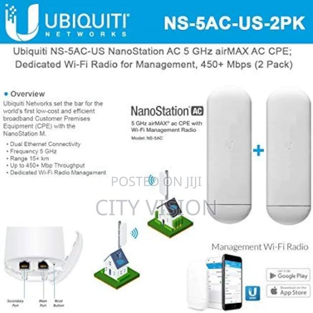 Ubiquiti Airmax Nanostation AC 5ghz 802.11ac