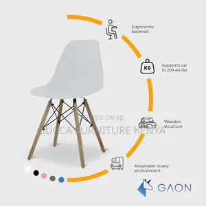 Home Chairs: Modern Eames Plastic Dining Room Chair