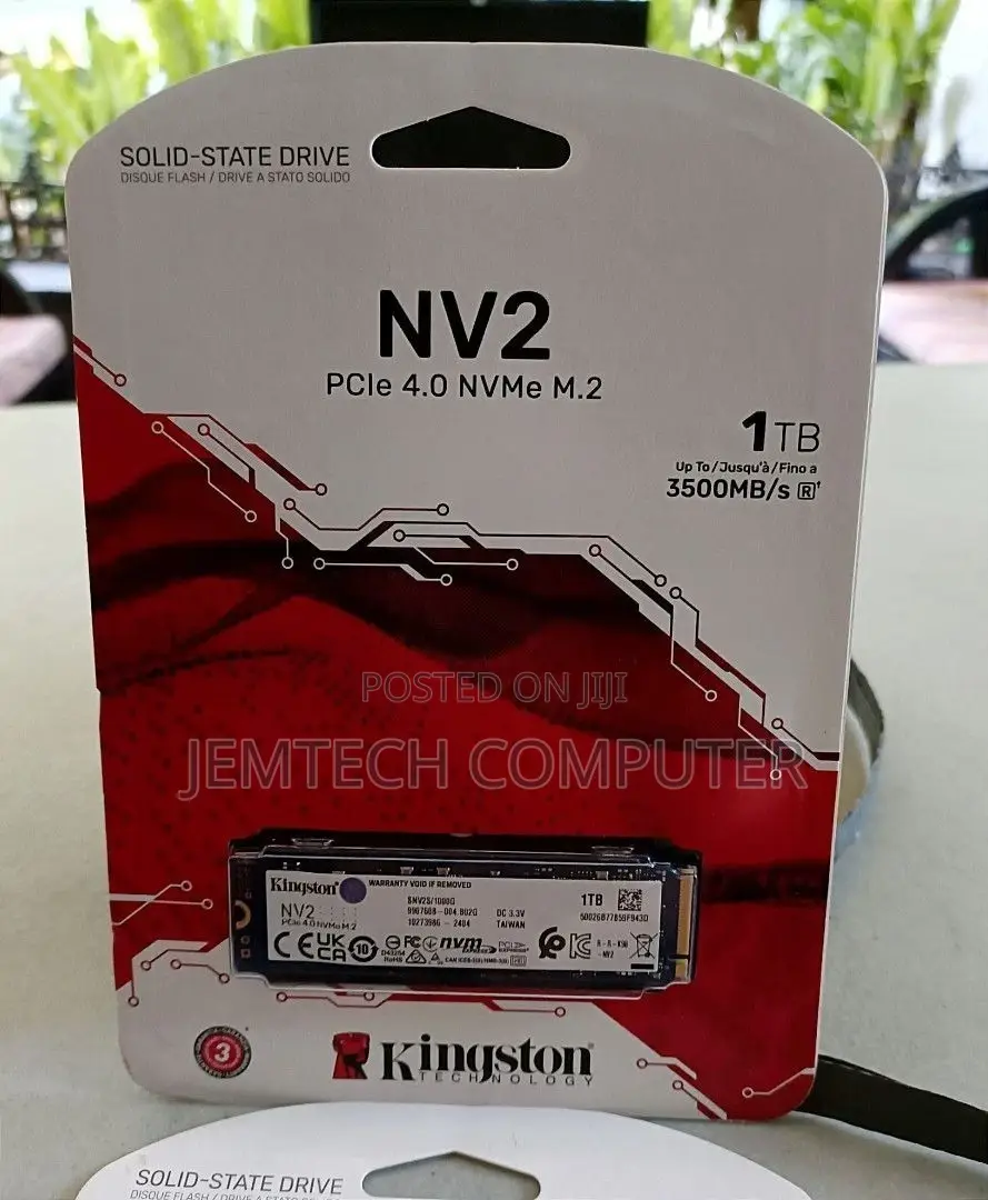 Kingston Nv2 1tb M.2 2280 Internal SSD Nvme | Pcie 4.0 Gen 4