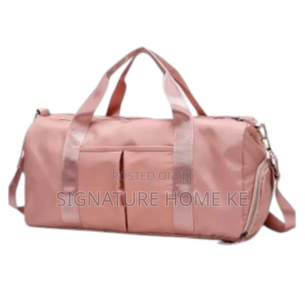 Ladies Gym/Sports Duffle Bag-peach - main view
