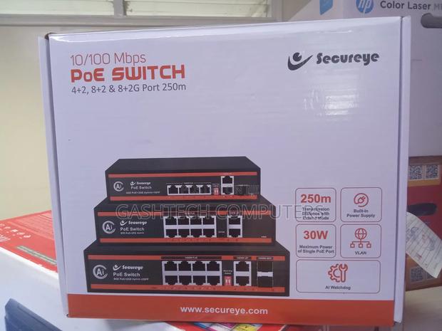 Secureye 8-Port Poe Switch // 8 Port Poe Switch - thumbnail 3