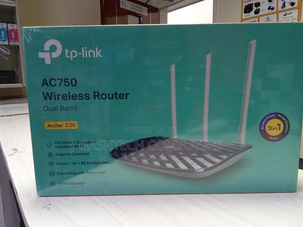 Tp-Link Archer C20 , 3in 1 Dual Band Wireless Router - main view
