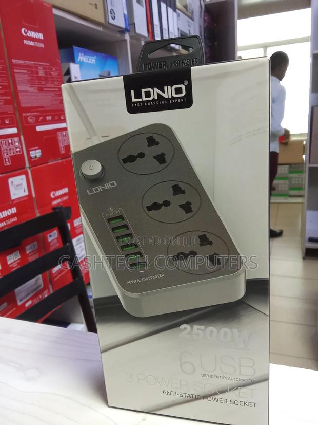Ldnio Sc3640 6 USB and 3 Socket Power Extension // Sc3604 - thumbnail 3