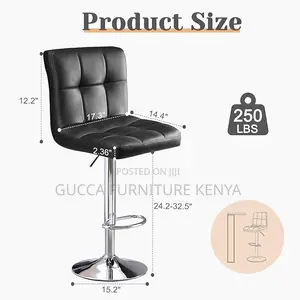 Home Chairs: Hydraulic Kitchen Counter Height Bar Stool