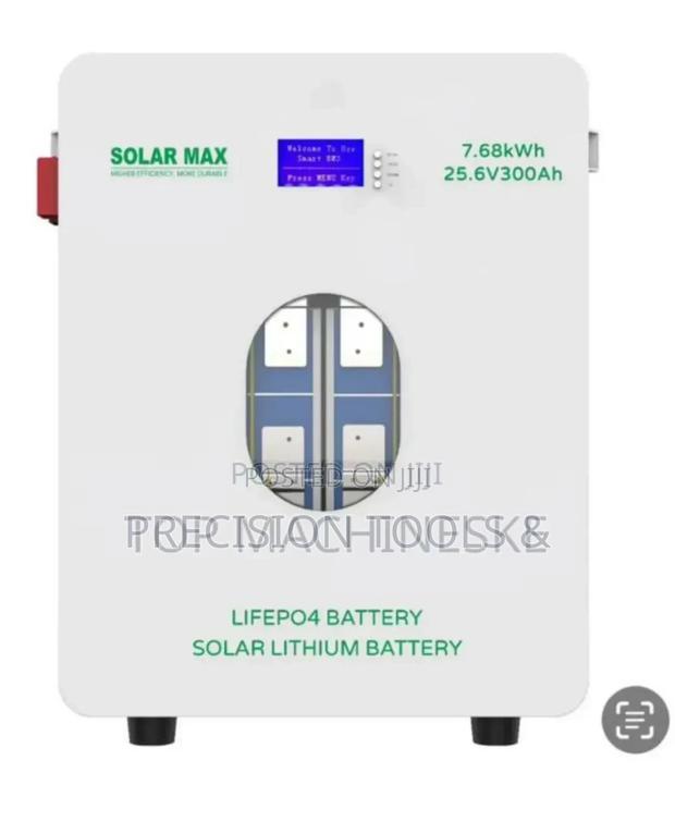 7.68kw 25.6V 300ah Solar Lithium Battery Lifepo4