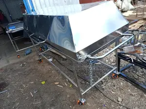 Stainless Heavy-Duty Mortuary Trolley