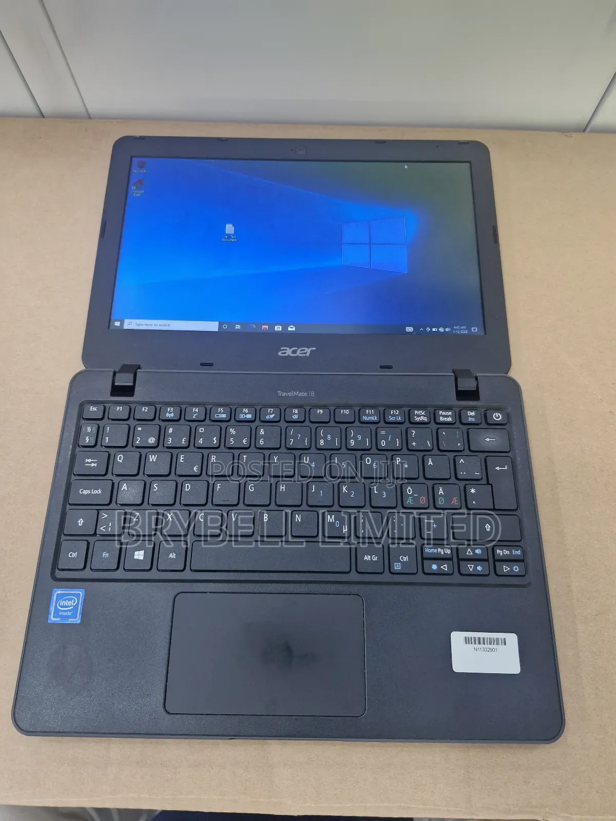 Laptop Acer TravelMate B 4GB Intel Celeron HDD 60GB