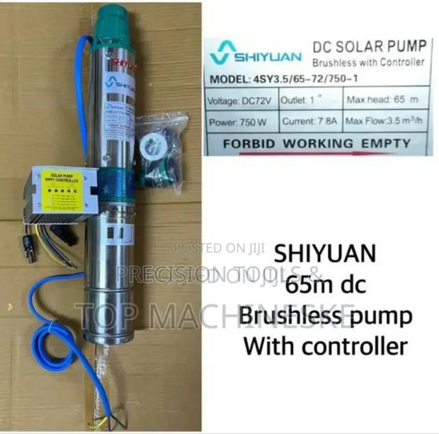 750watts Ac Dc Submersible Pump With Controller 65m