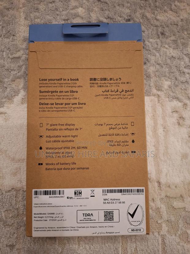 New Amazon Kindle Paperwhite 16 GB Black - thumbnail 3