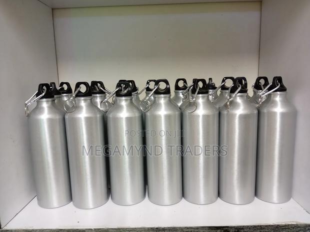 Water Bottle 750ml/Aluminium Water Bottle White - thumbnail 2