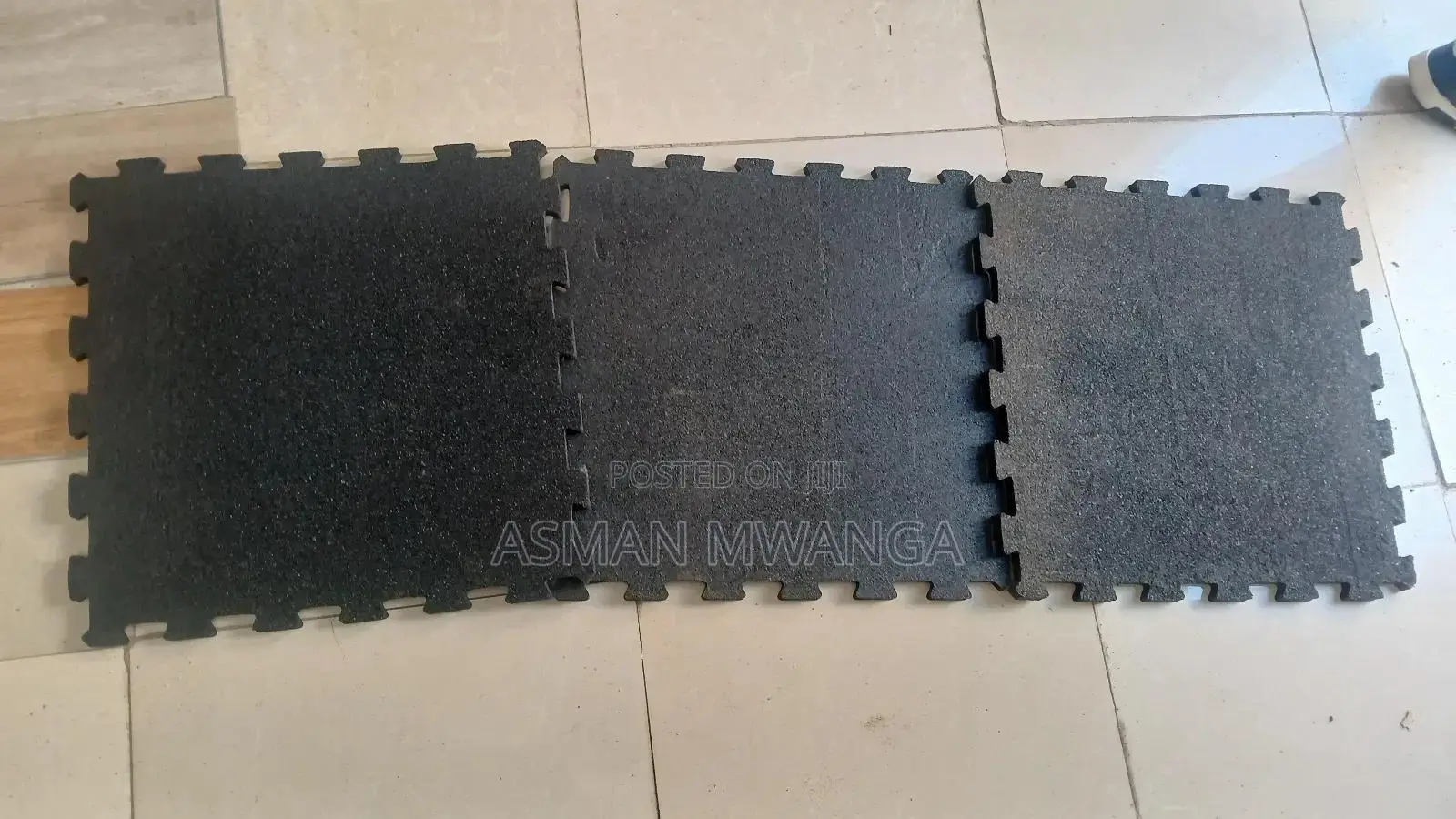 Gym Rubber Matt 15mm(50×50)Cm