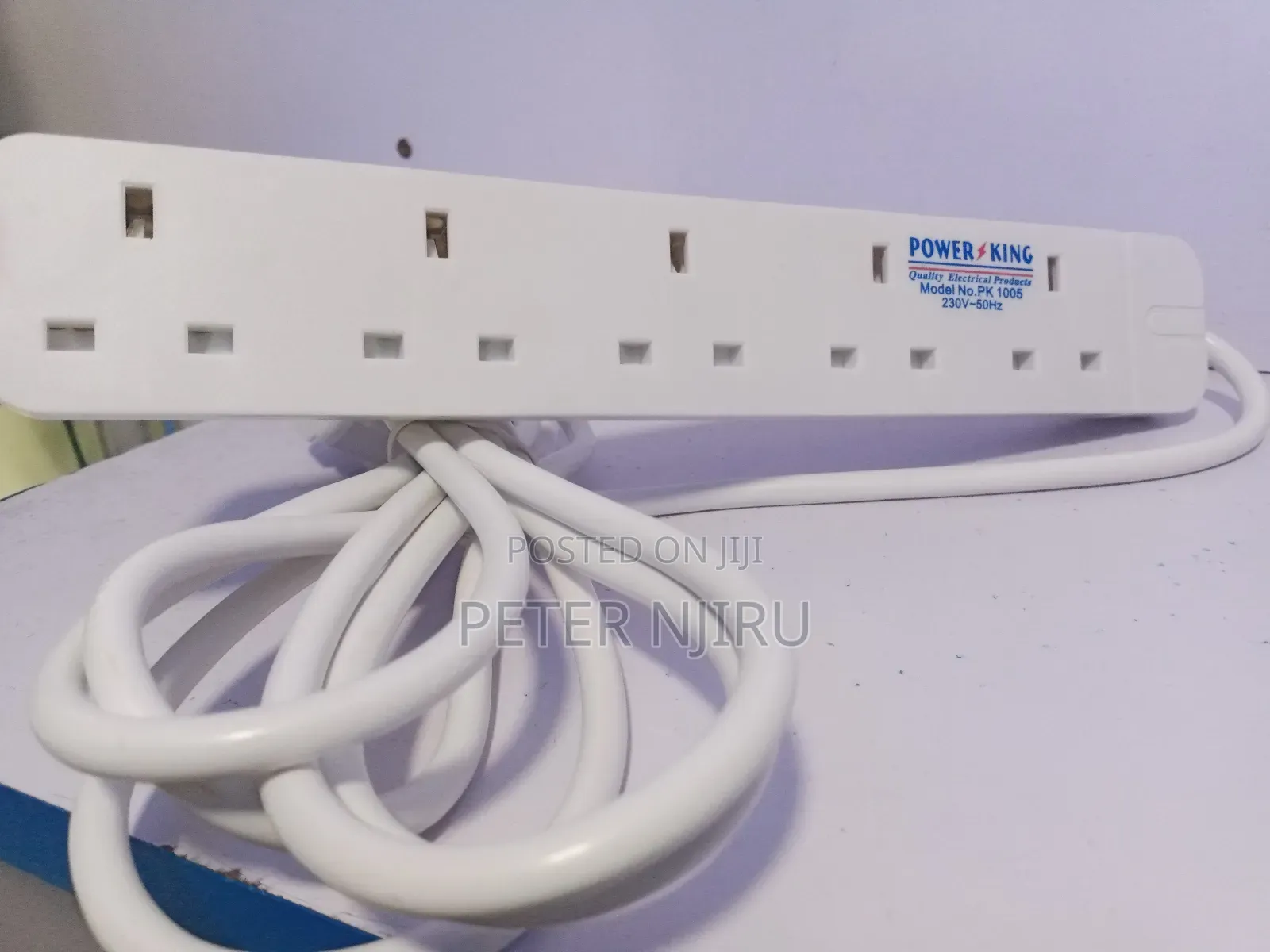 Power King Heavy Duty 5-Way Power/Socket Extension Cable