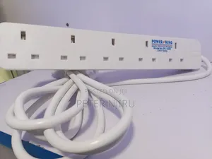 Power King Heavy Duty 5-Way Power/Socket Extension Cable