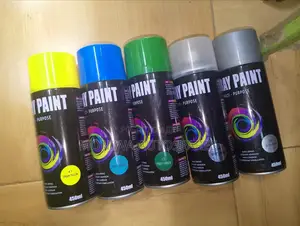 Spray Paint Different Colours