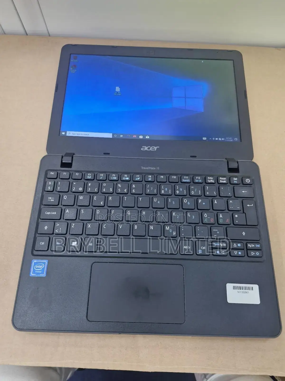 Laptop Acer TravelMate B 4GB Intel Celeron HDD 60GB