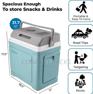 30 Litres Smart Car Electric Cooler Box And Warmer