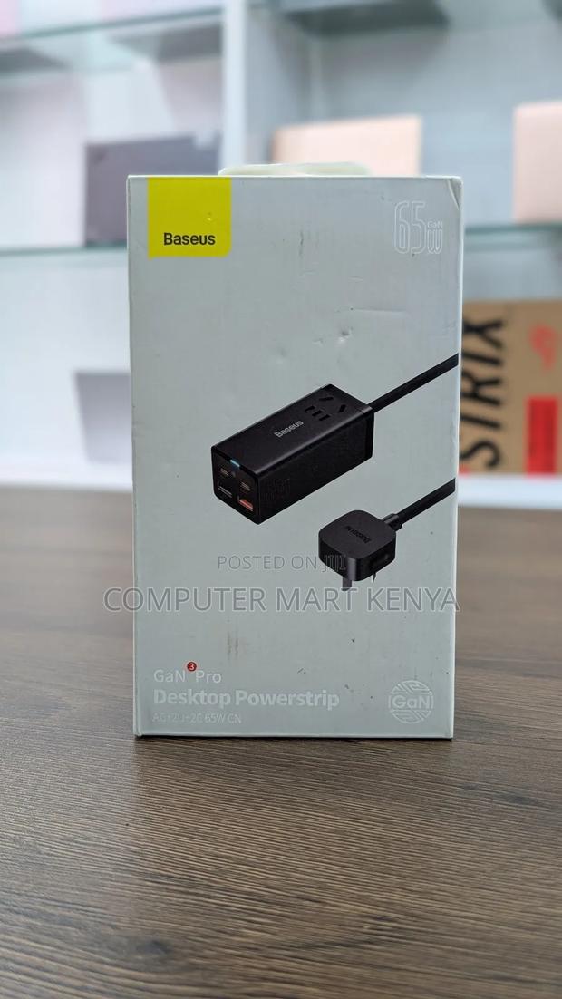 Baseus Gan Pro Desktop Powerstrip AC+2U+2C 65W CN