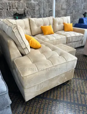 Contemporary Left Hand Sectional 6 Seater L Sofa