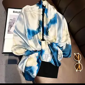 Summer Fashion Ladies Floral Printed Silk Shawls