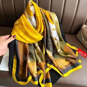 Summer Fashion Ladies Floral Printed Silk Shawls