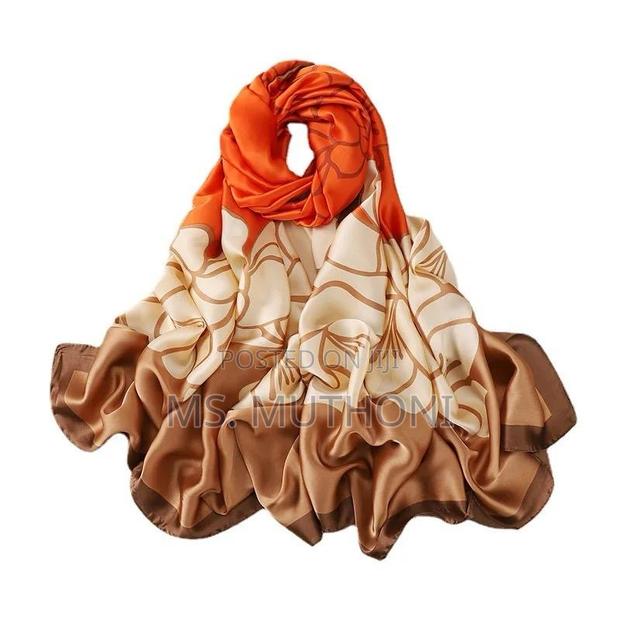 Soft Silk Summer Shaw /Hijab /Beach Coverup - thumbnail 7