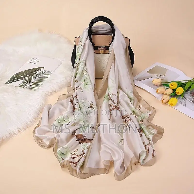 Soft Silk Summer Shaw /Hijab /Beach Coverup