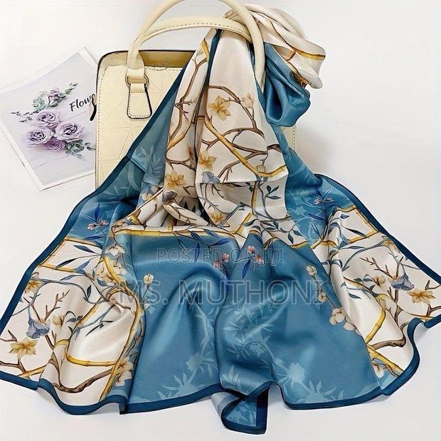 Soft Silk Summer Shaw /Hijab /Beach Coverup - thumbnail 10