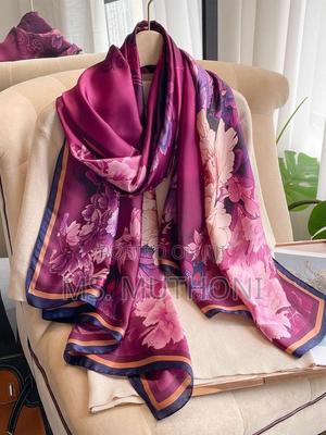 Soft Silk Summer Shaw /Hijab /Beach Coverup - thumbnail 2